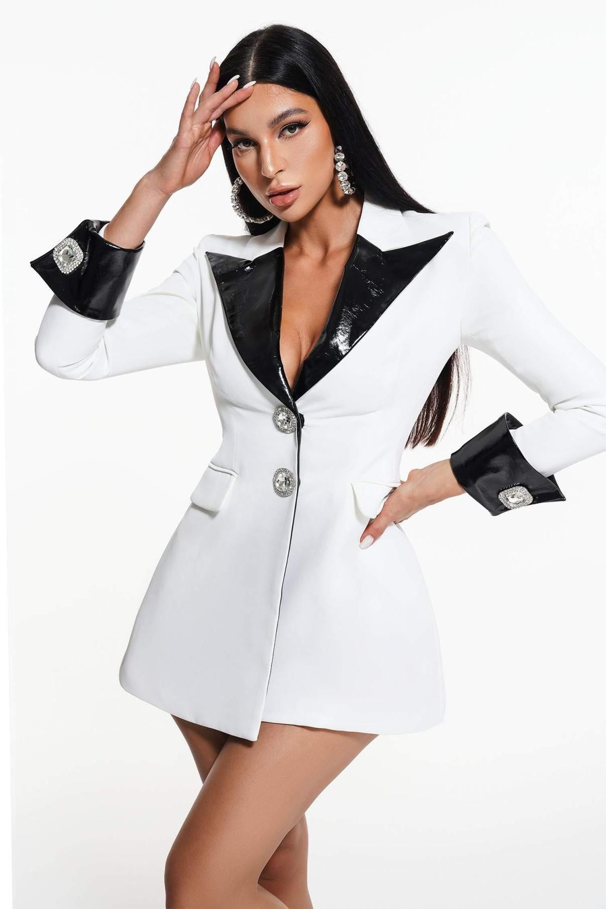 Deep V Neck Sexy Blazer