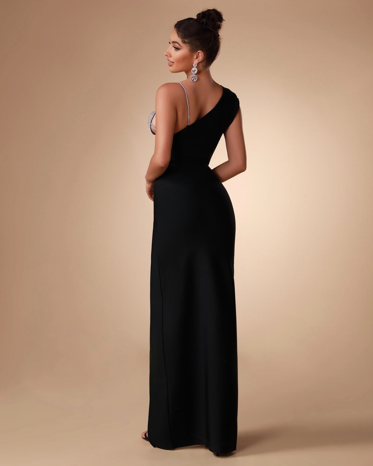 Asymmetric Spiral Bandage Dress