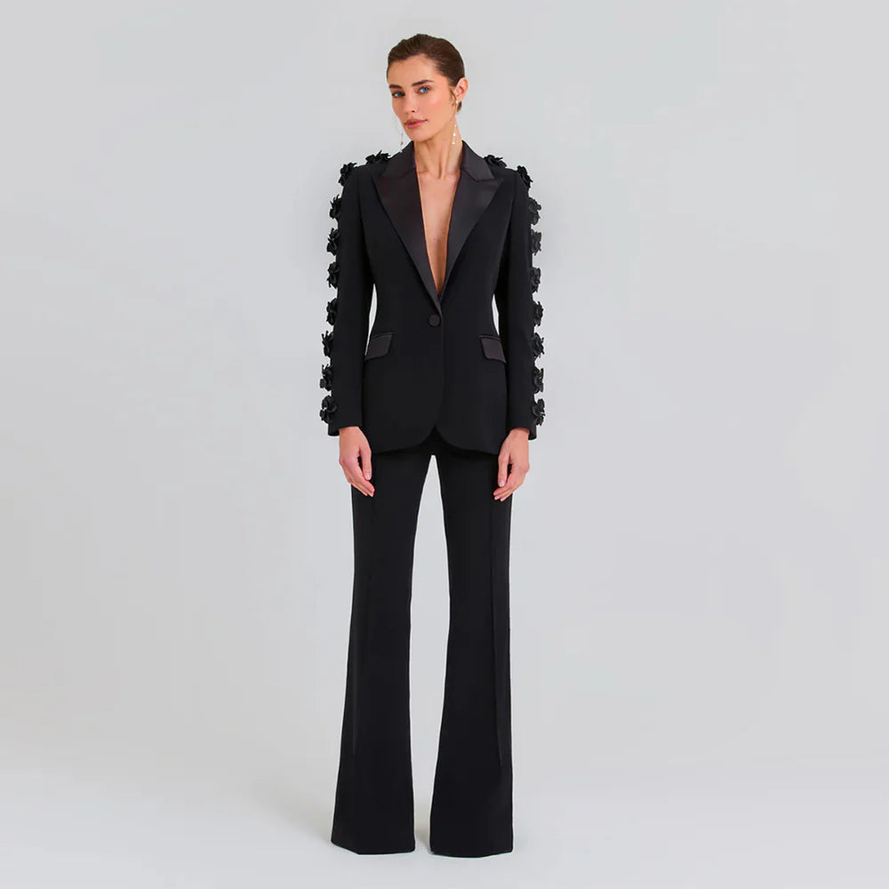 Flower Blazer Set