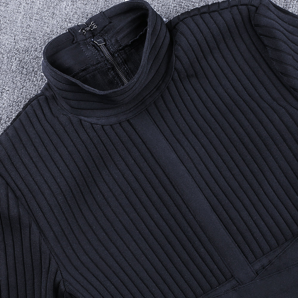 Turtleneck Bandage Dress