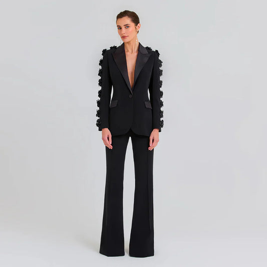 Flower Blazer Set