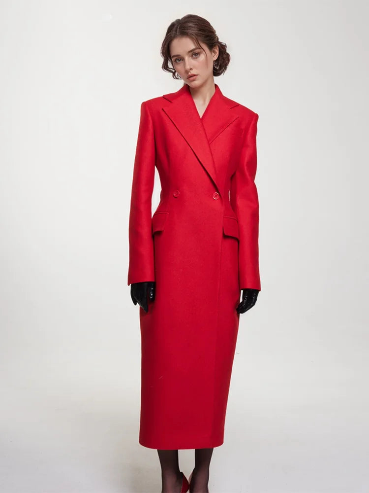 Double Breasted Long Coat