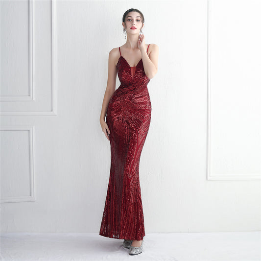 Sequins Maxi Dress